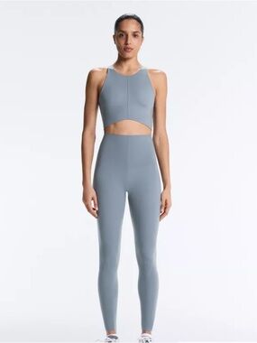 Light Blue Seamless High-Waist Leggings